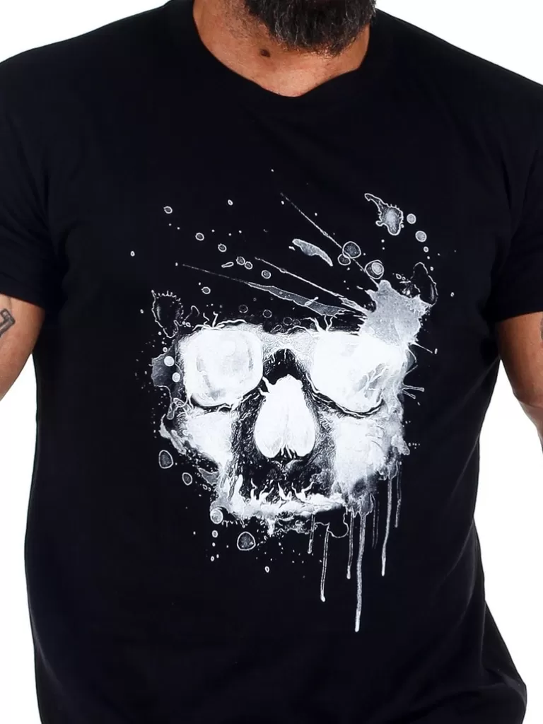 Water Skull T-Shirt - Sort^Urban Classics Shop